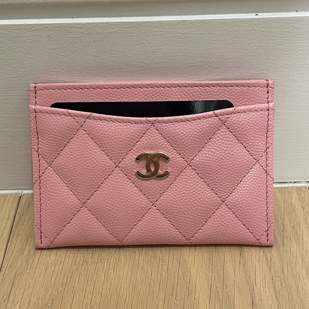 Chanel Card Holder 22C Pink